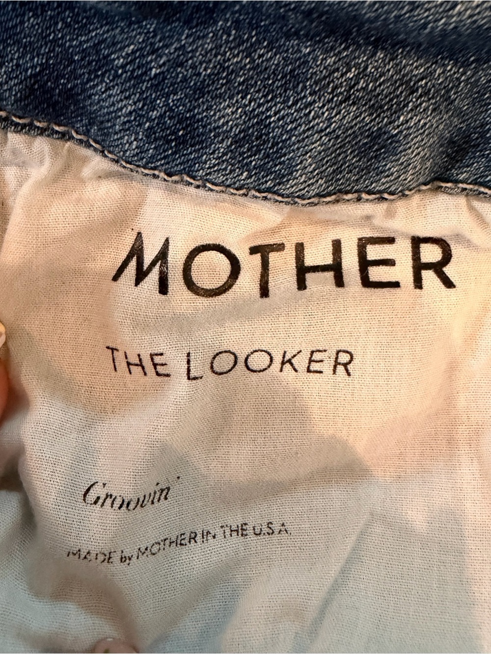 MOTHER The Looker Skinny Jeans 28 Groovin Blue Stretch Denim USA - Picture 9 of 15